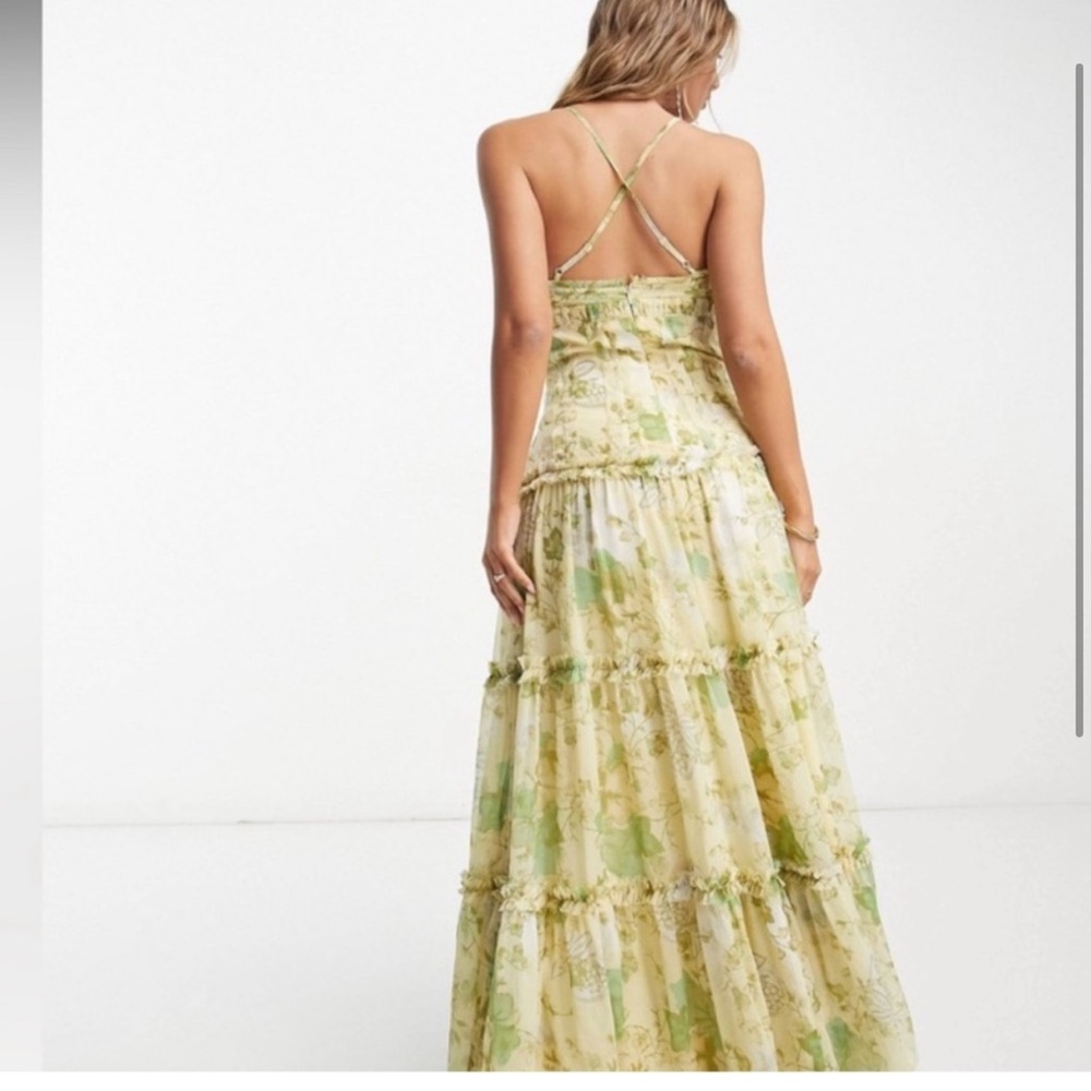 ASOS floral maxi dress